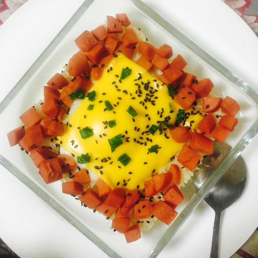 蛋香芝士饭——早餐