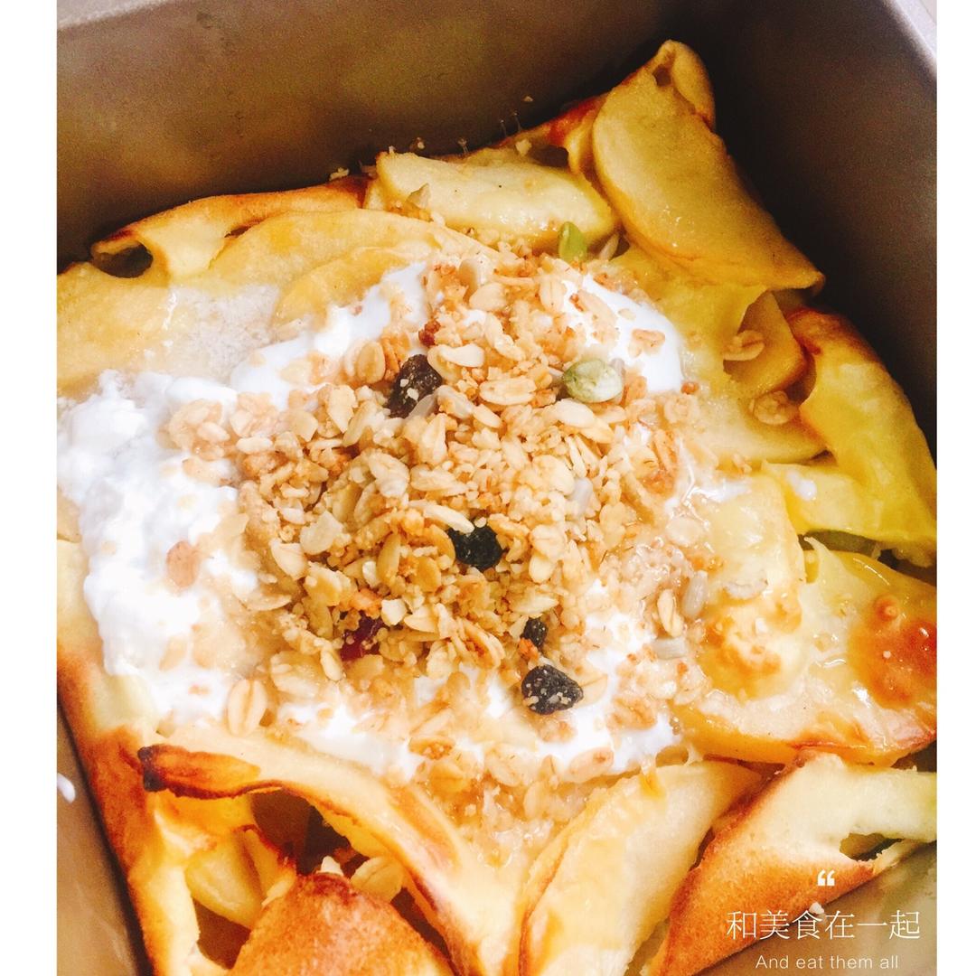肉桂苹果全麦Dutch Baby（低热量大满足）