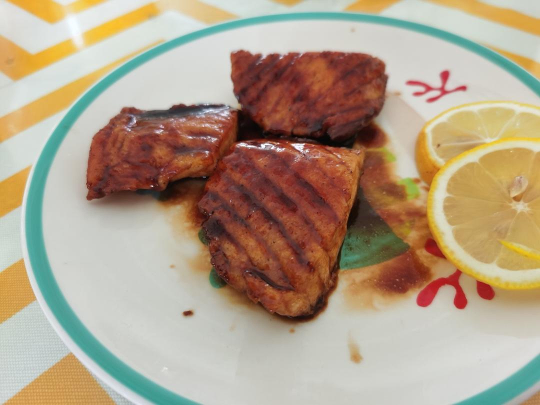 中式照烧三文鱼，即使全熟也好吃【喃猫料理日常】