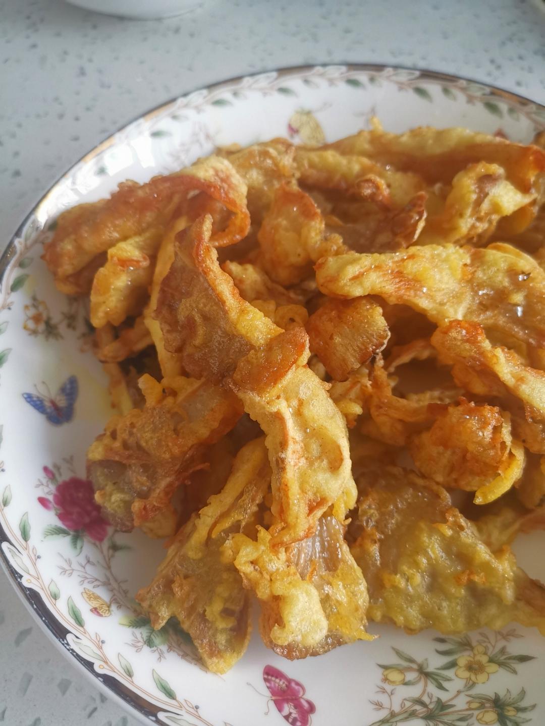 椒盐蘑菇-超好吃的下酒菜