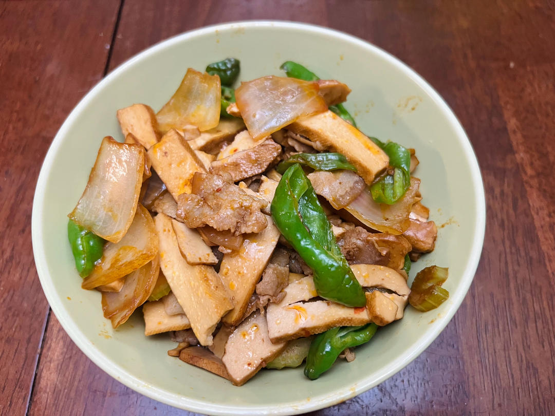 青椒豆腐干