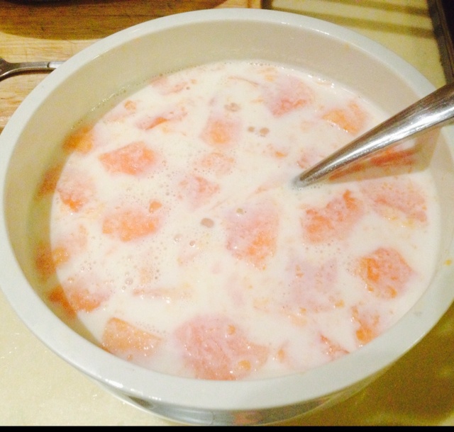 木瓜牛奶