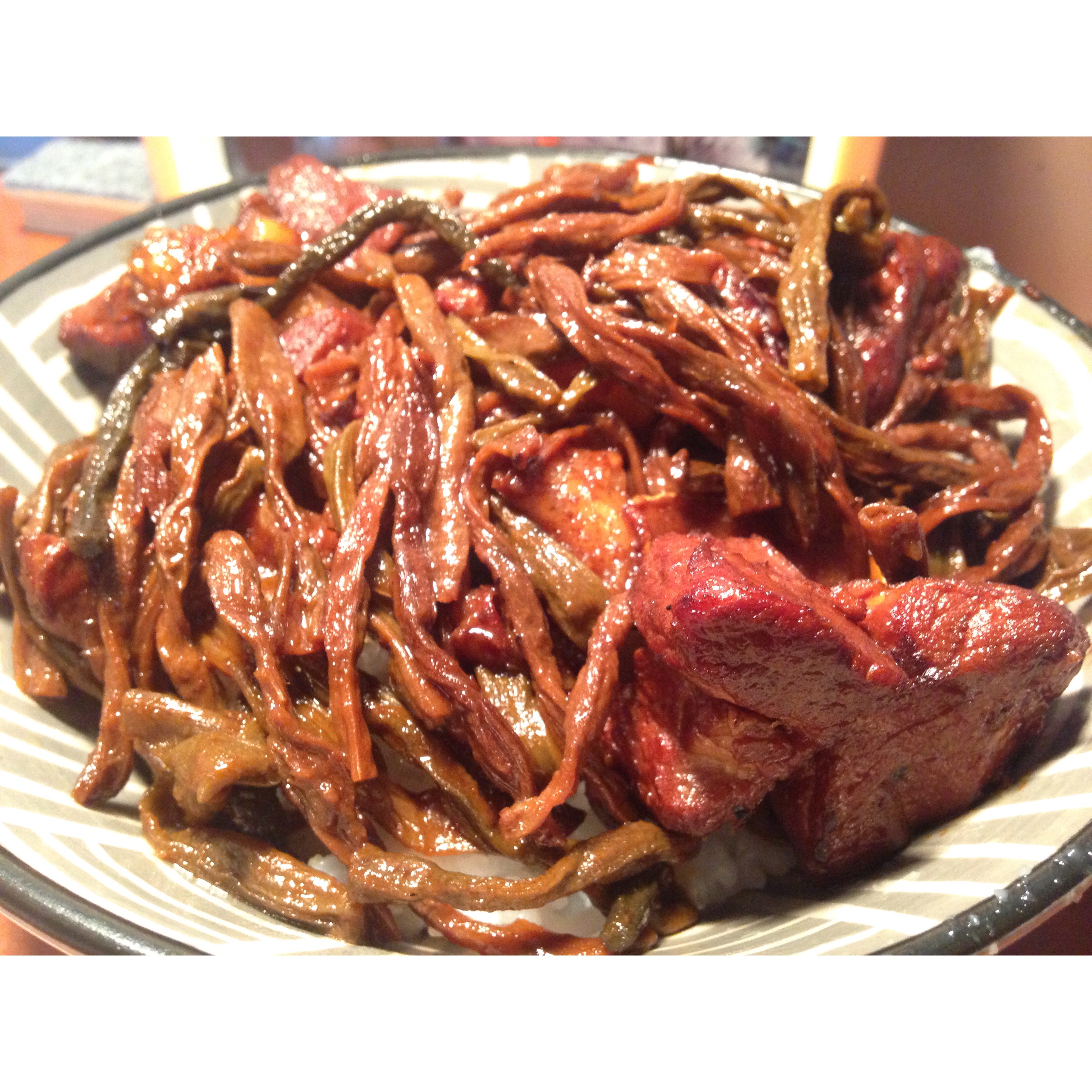 干豆角烧肉