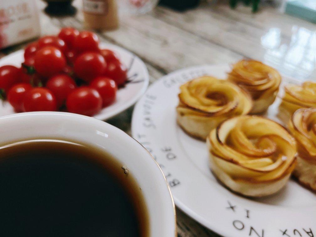 苹果玫瑰塔（手抓饼版）