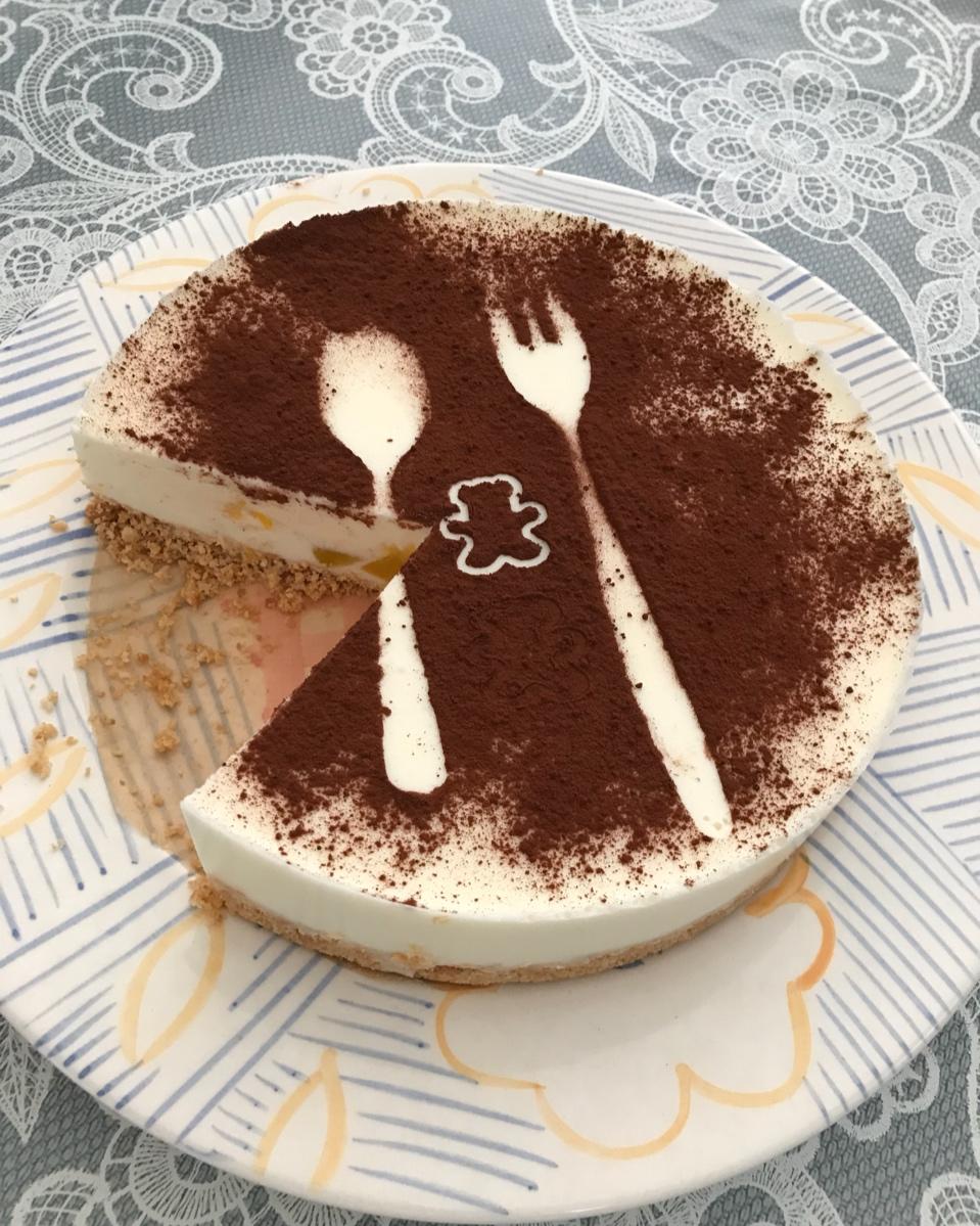 6寸酸奶芒果慕斯蛋糕