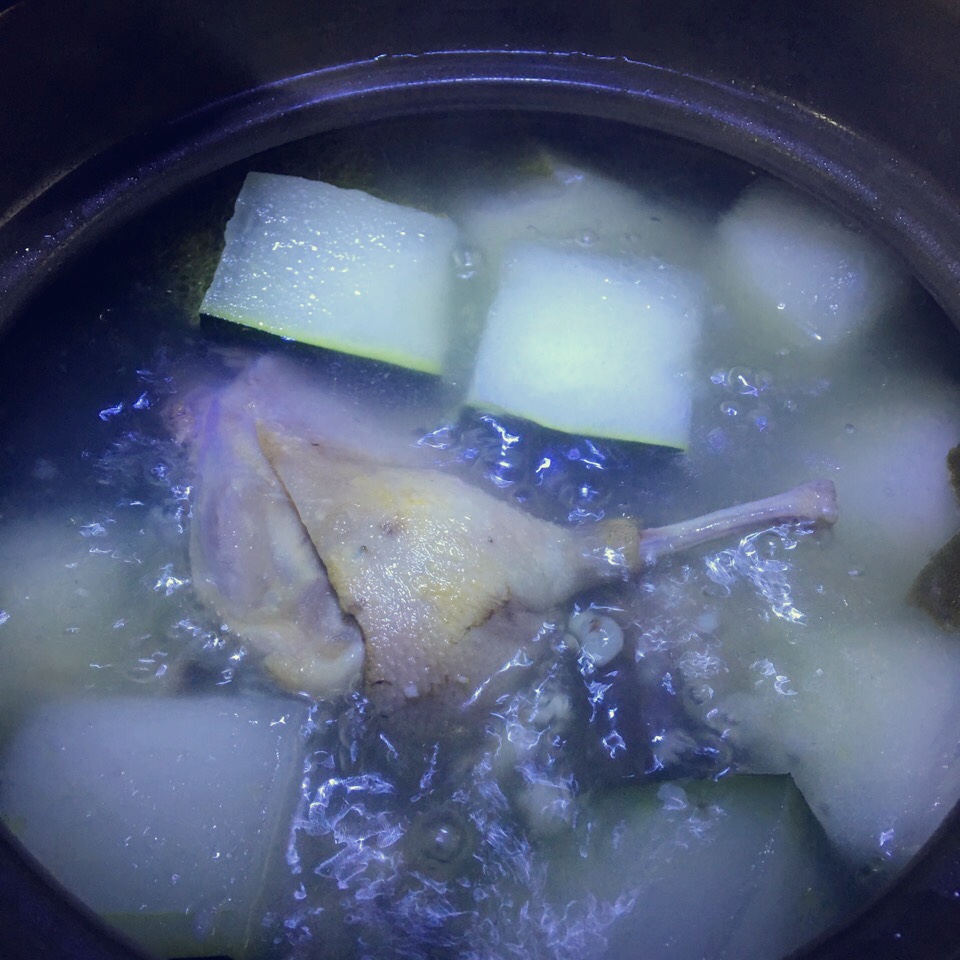 冬瓜薏米煲老鸭