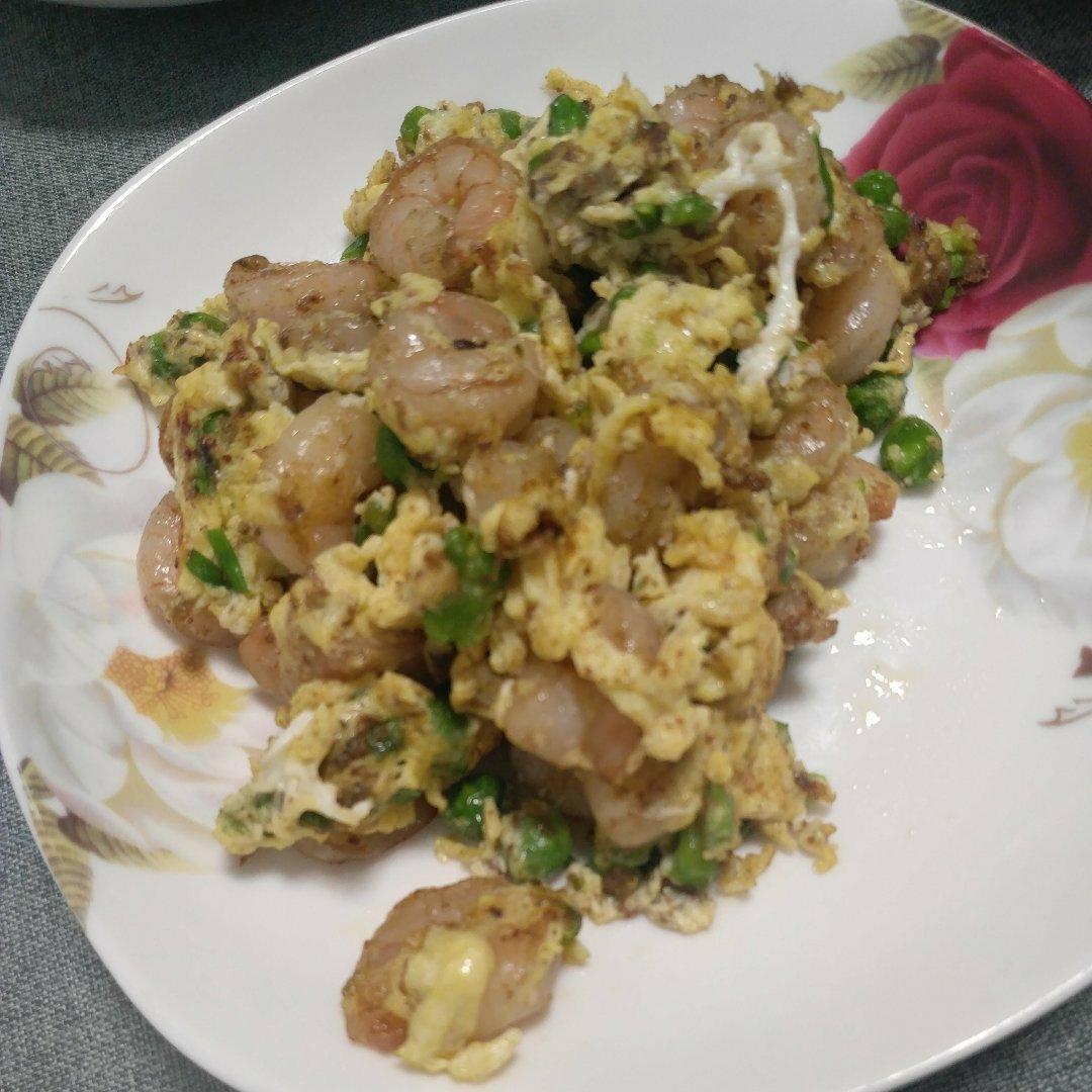 虾仁炒蛋