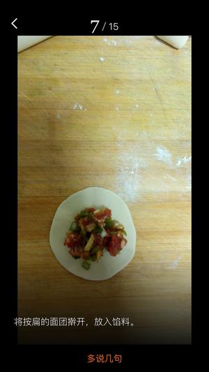 青椒牛肉饺子的做法 步骤7