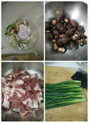 香菇肉丸子的做法 步骤1