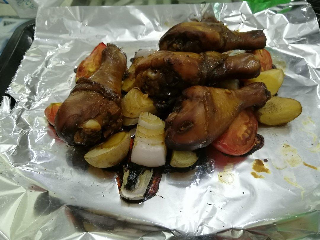 脆皮烤鸡腿