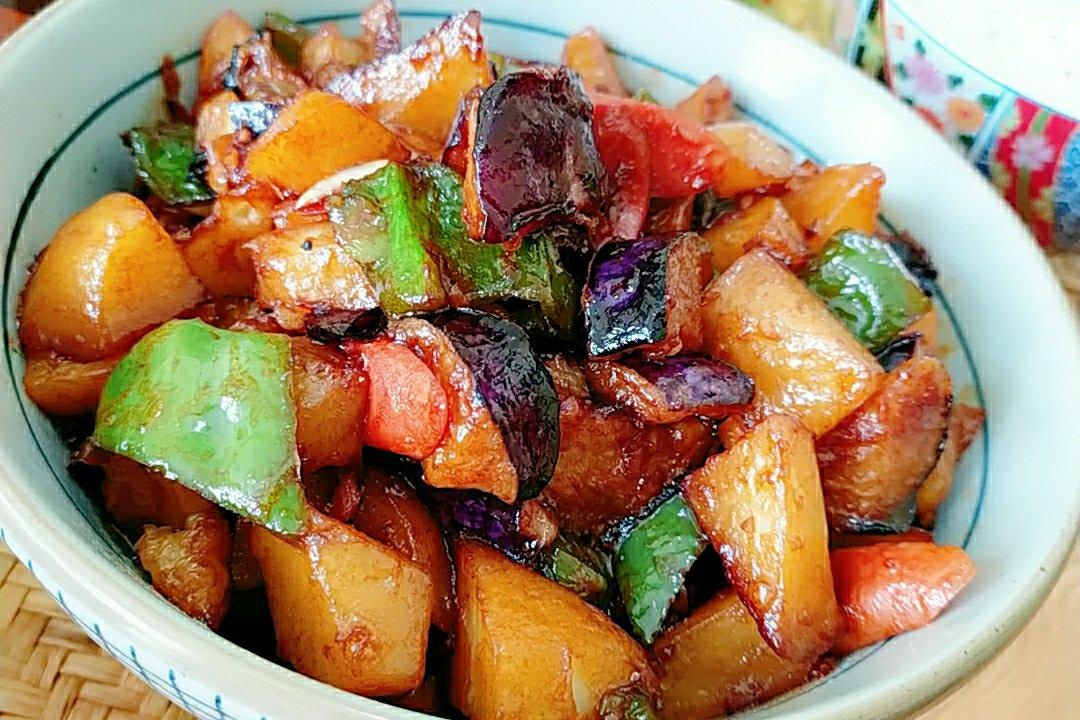 超级下饭的地三鲜