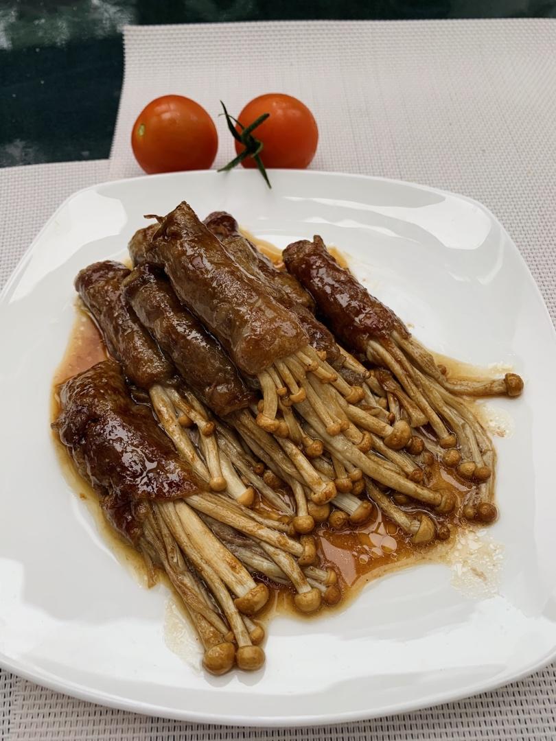 肥牛金针菇卷