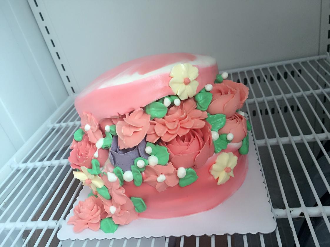 花盒裱花蛋糕的做法
