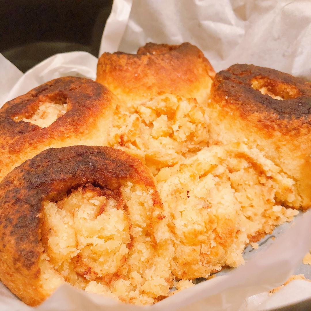 生酮低碳-手撕肉桂面包