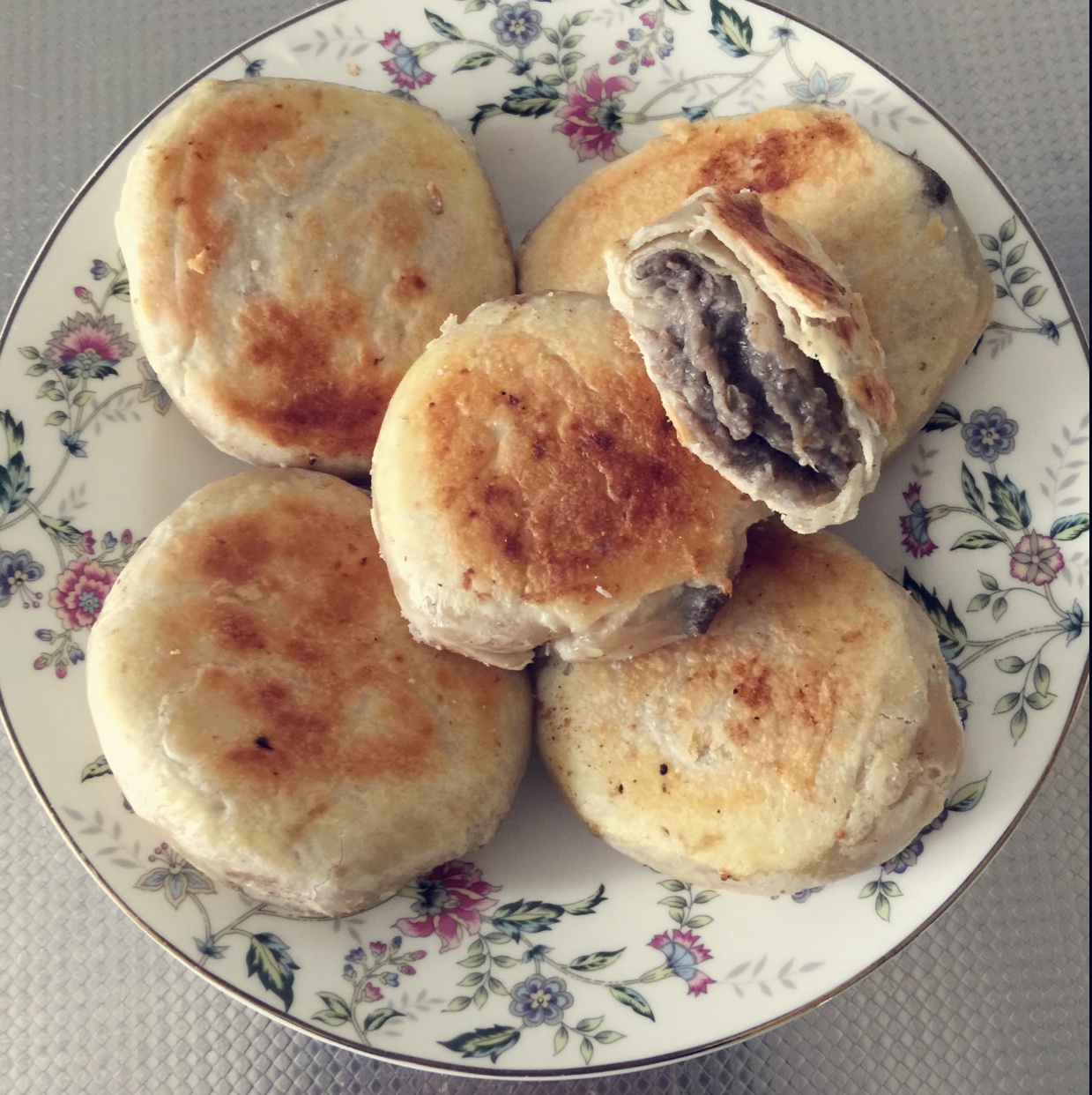 酥皮绿豆饼