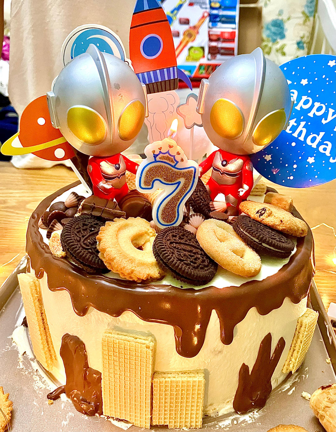 奥特曼生日蛋糕