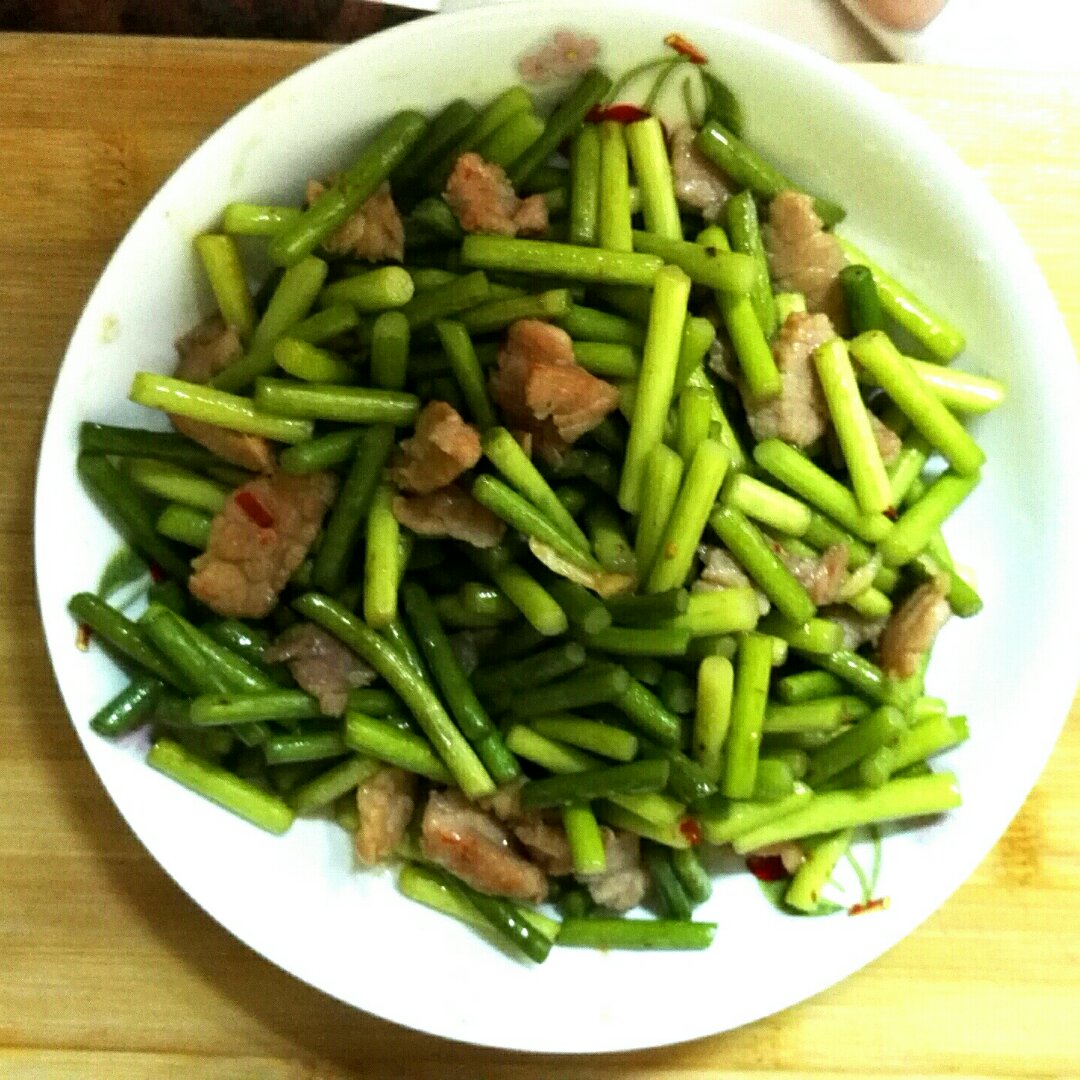蒜薹炒肉
