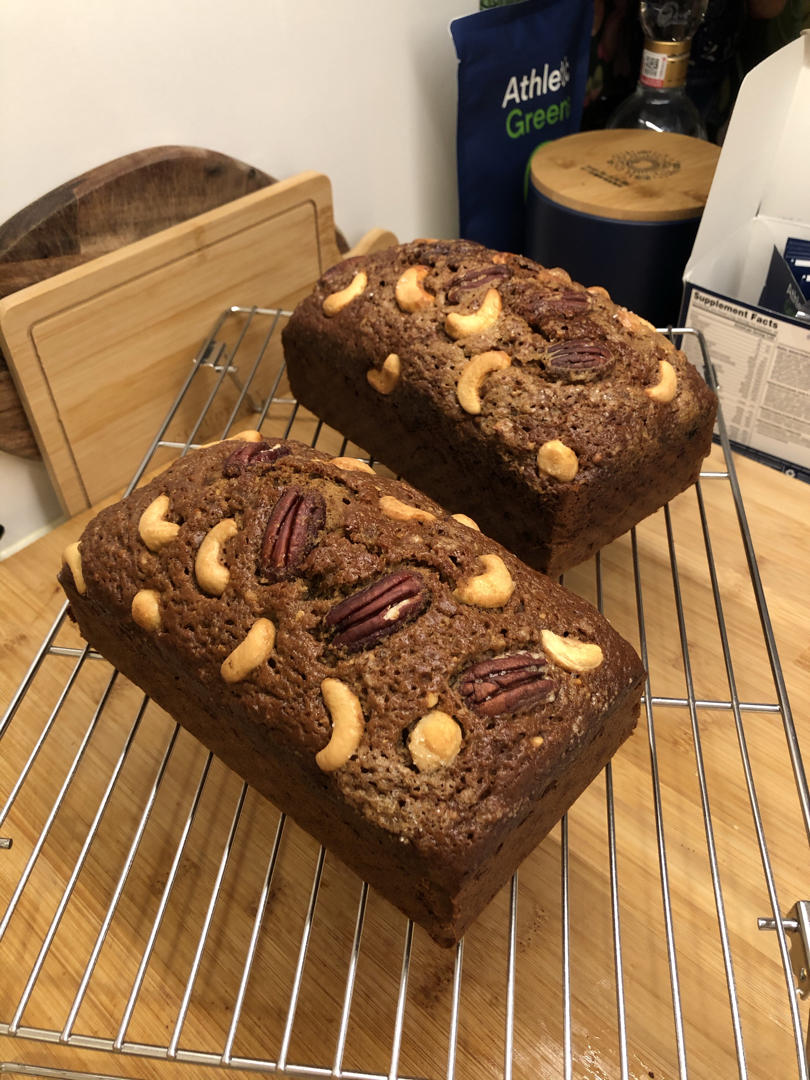 香蕉核桃磅蛋糕 Banana & Walnut Pound Cake