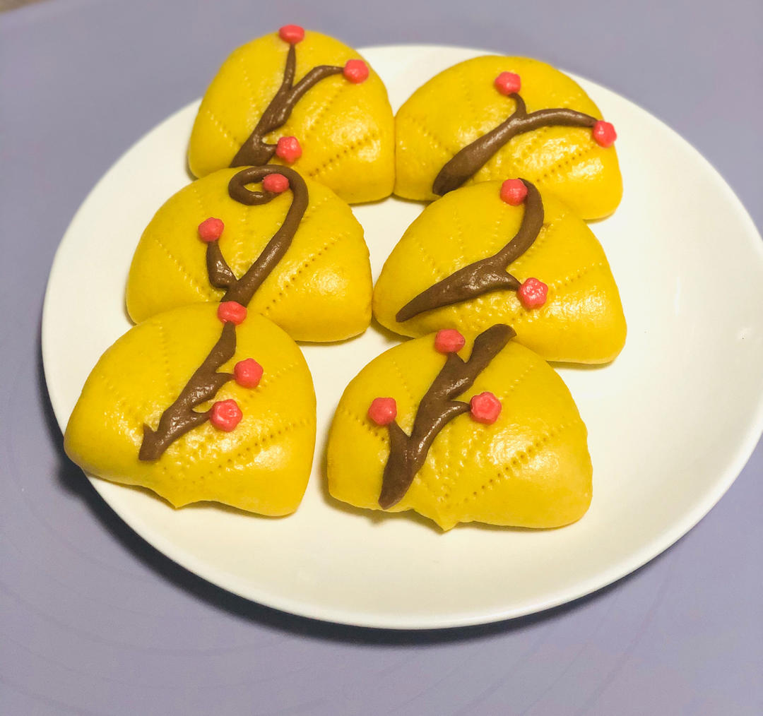 年味～金梅报春南瓜扇夹