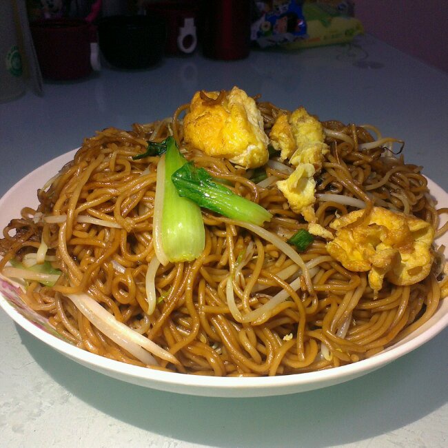 酸辣面做的快手炒面