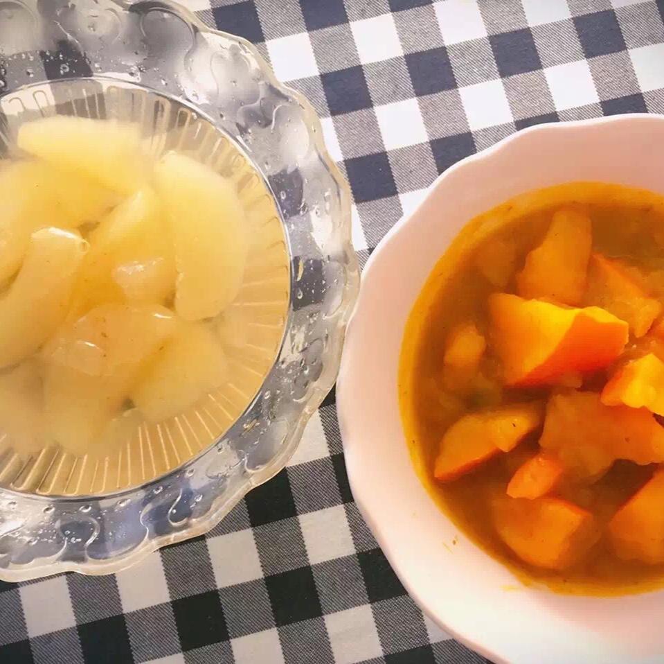 三步骤咖喱煮南瓜煲