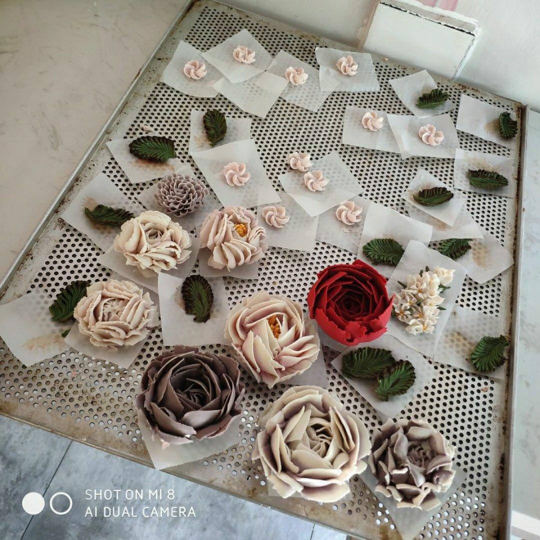 韩式豆沙裱花分享站