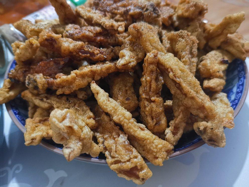 万能炸物面糊 超容易上手 炸得酥脆的平菇