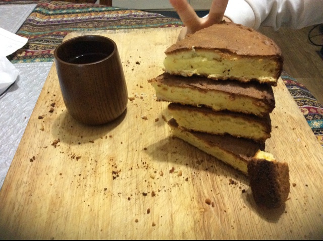 简单好做的8寸戚风蛋糕
