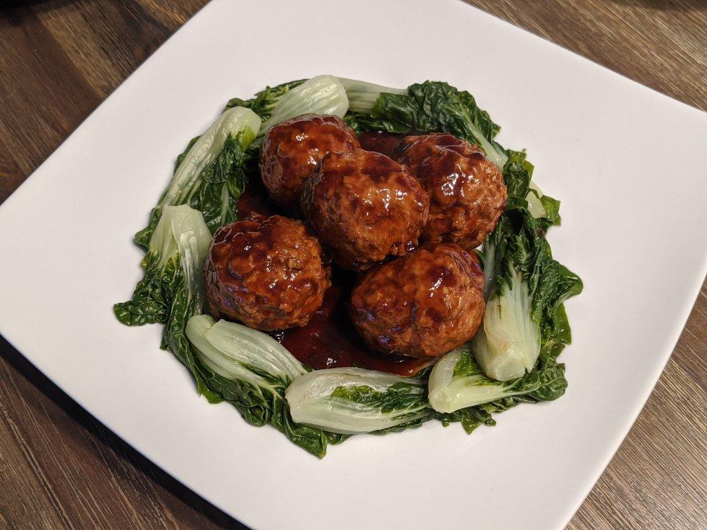 四喜丸子/红烧狮子头 Chinese Meatballs