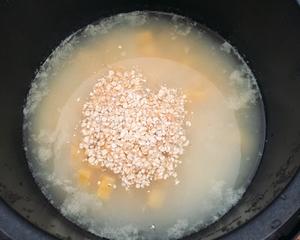 小米红薯麦片粥的做法 步骤4