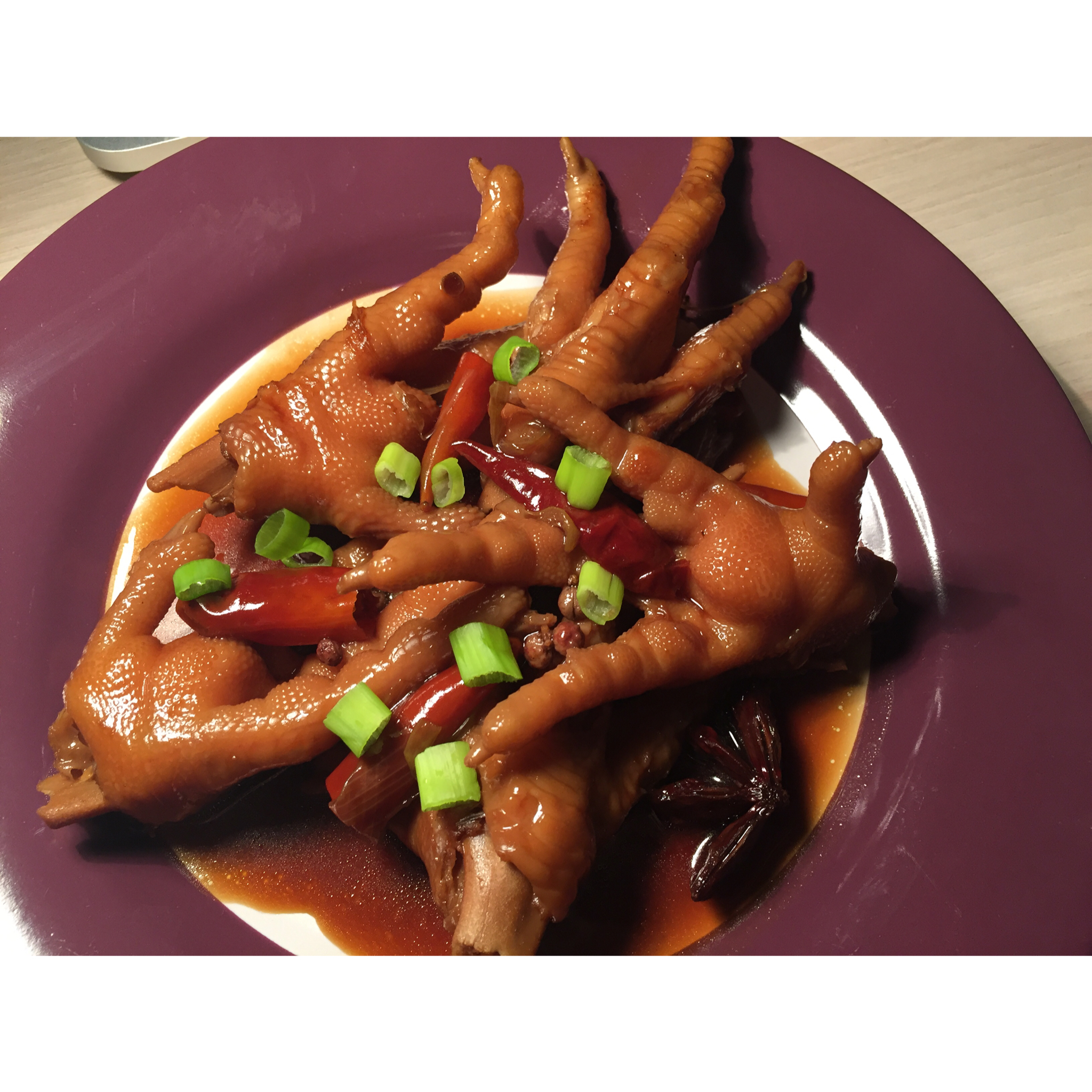 香辣卤鸡爪