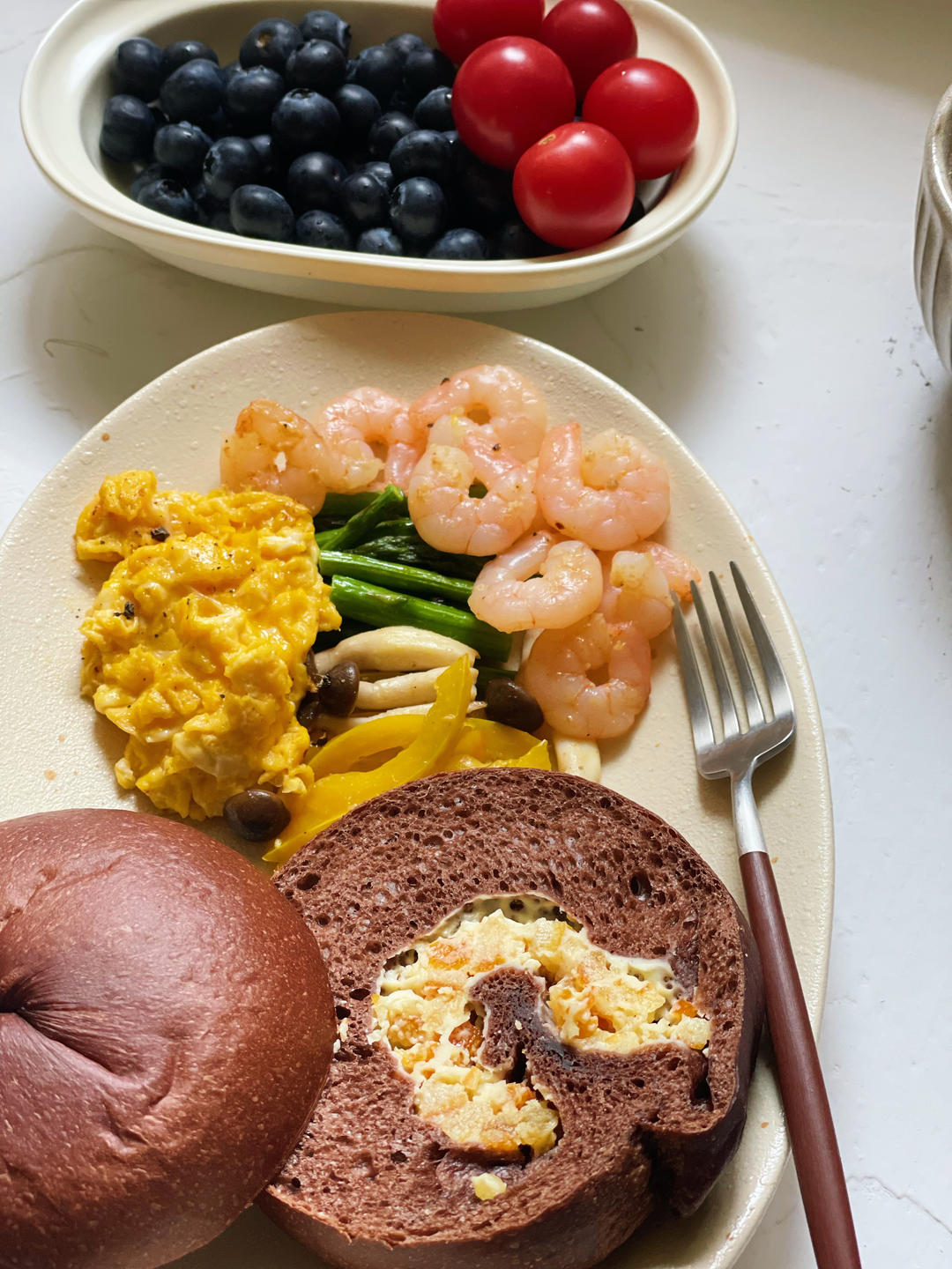 可可橙皮丁乳酪贝果🥯清新橙香🍊橙意十足