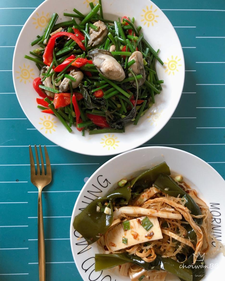 杂菇凉拌鸡胸肉丝减肥瘦身餐