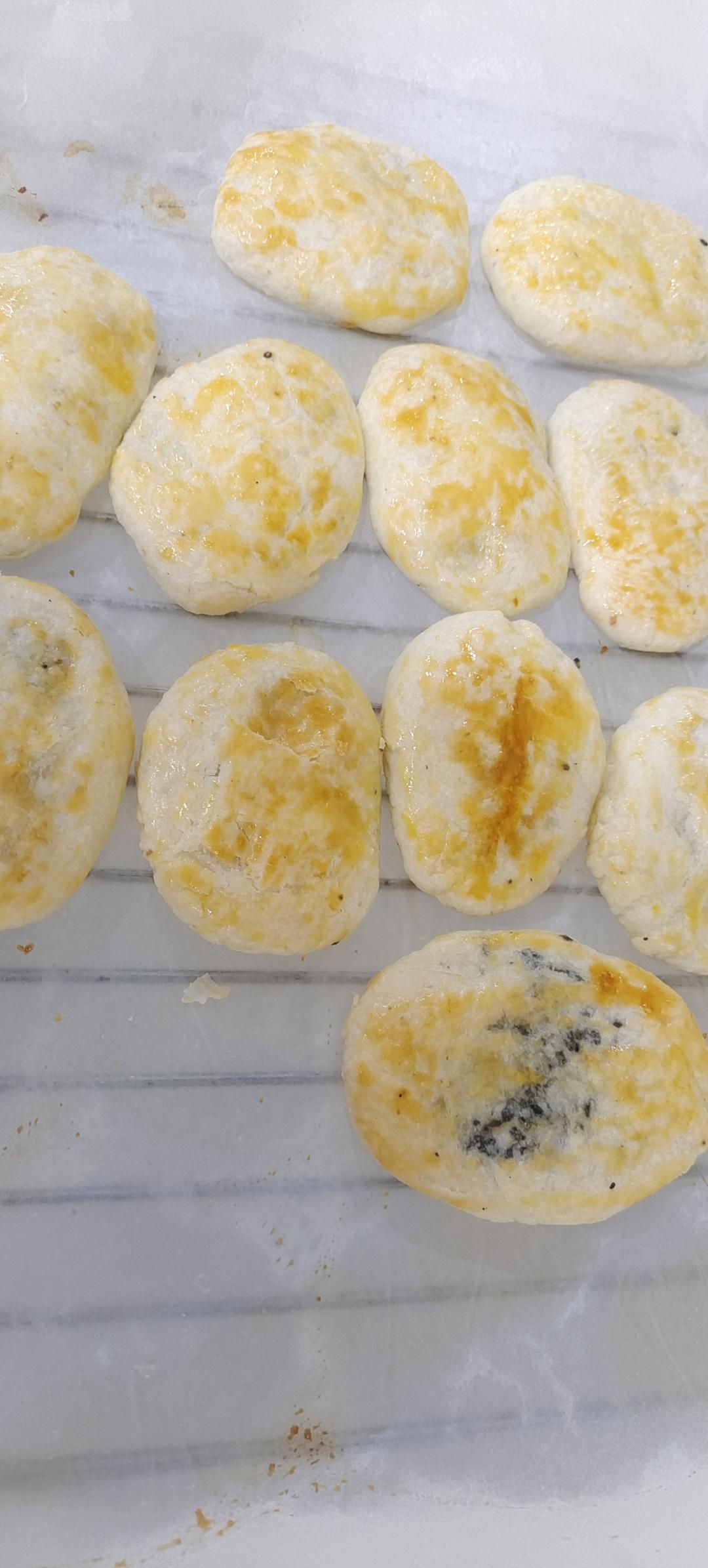 芝麻椒盐牛舌饼（北京小吃）