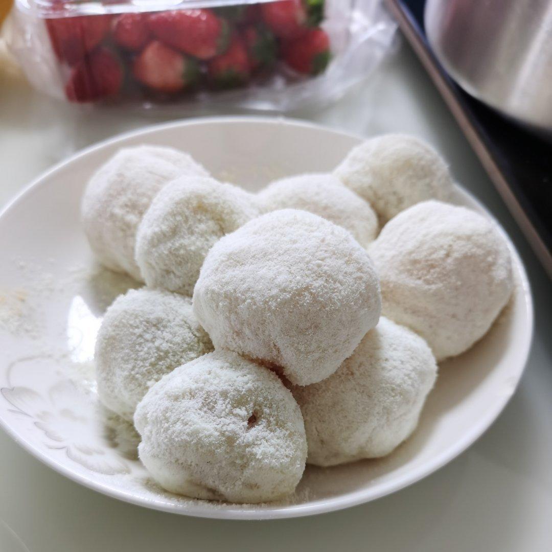 糯叽叽好吃到爆的沙糖桔水果大福