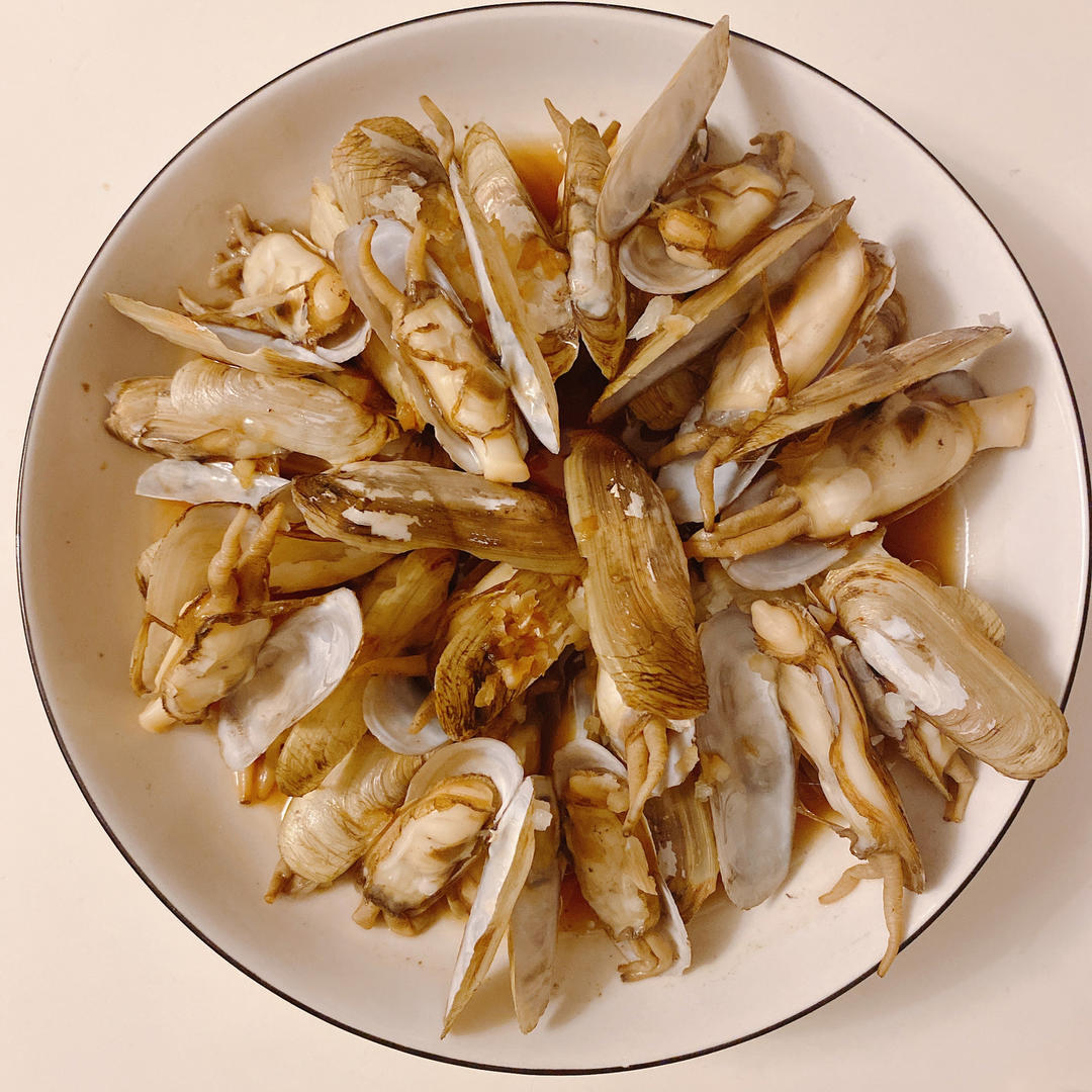 葱油蛏子