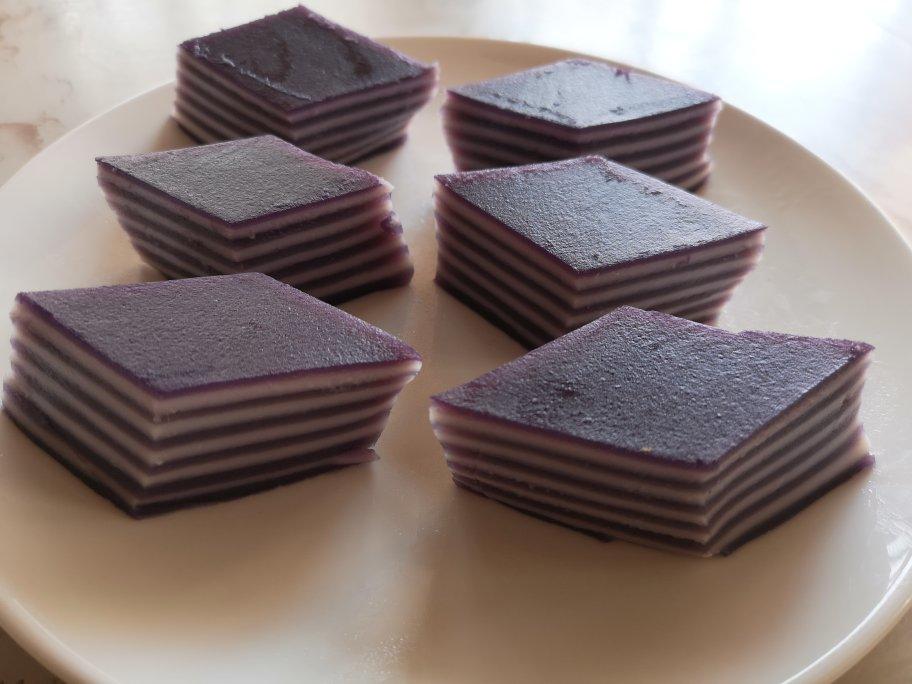 紫薯千层糕~超级Q弹