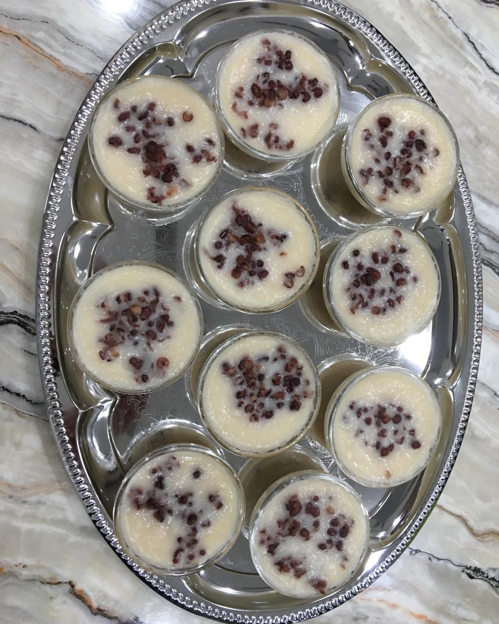 椰汁红豆钵仔糕