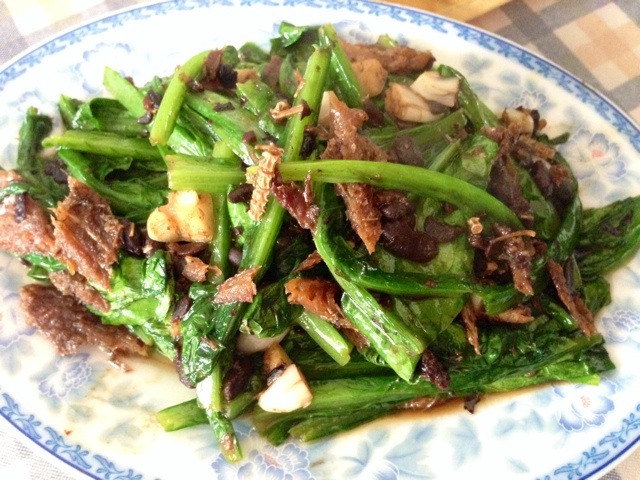 豆豉鲮鱼油麦菜