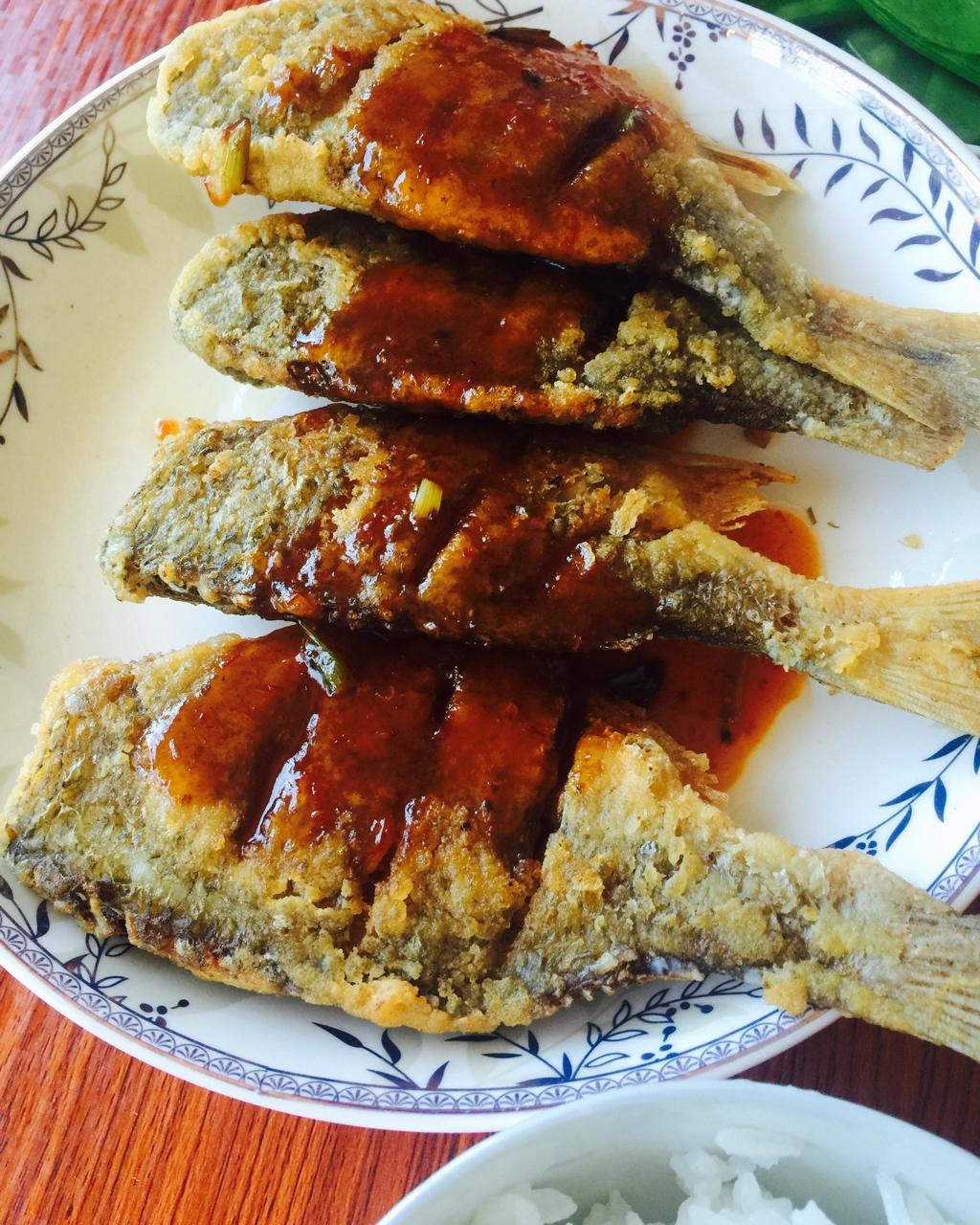 小小丽丽丽丽分享作品 2018年07月10日香煎黄翅鱼～香香脆脆真好吃!