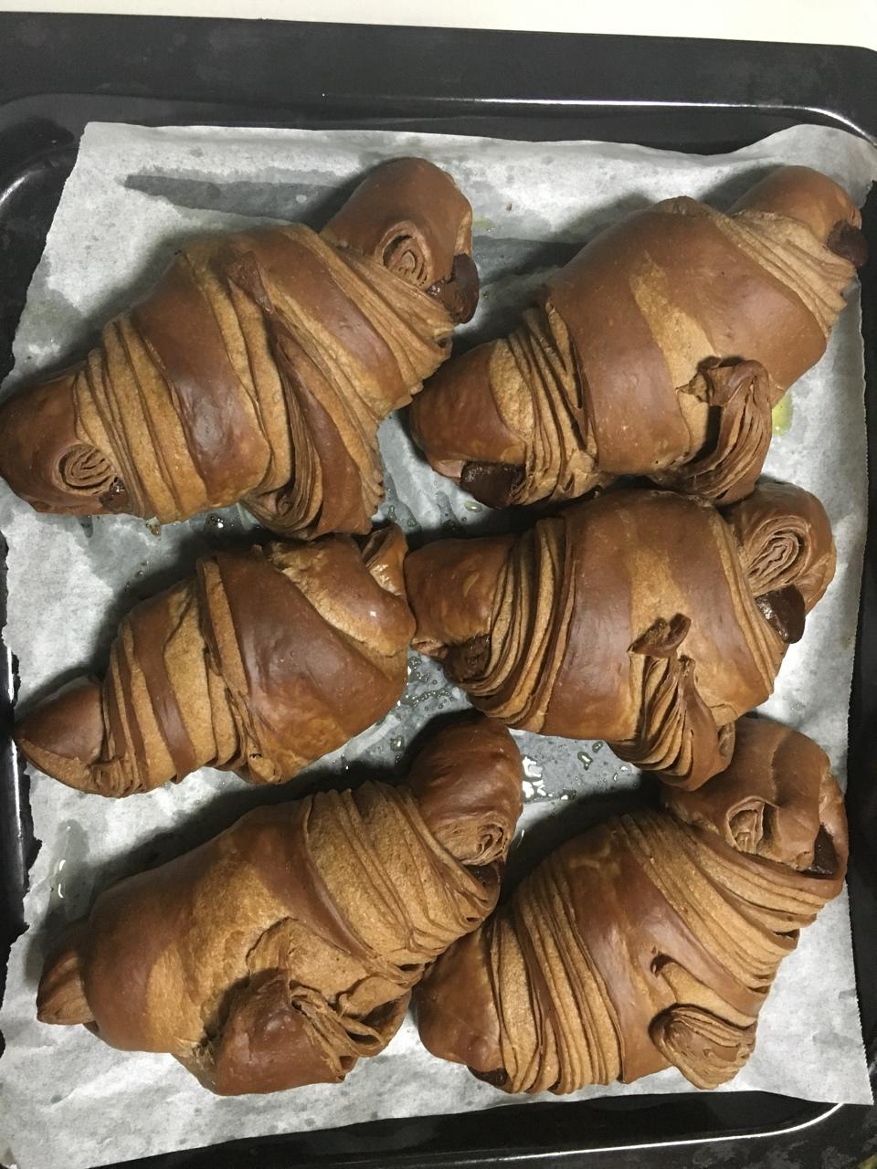 脏脏包-可颂牛角包Chocolate Croissants