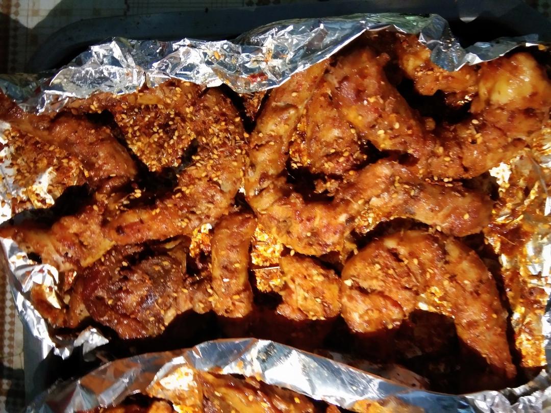 百吃不厌的烤鸡头