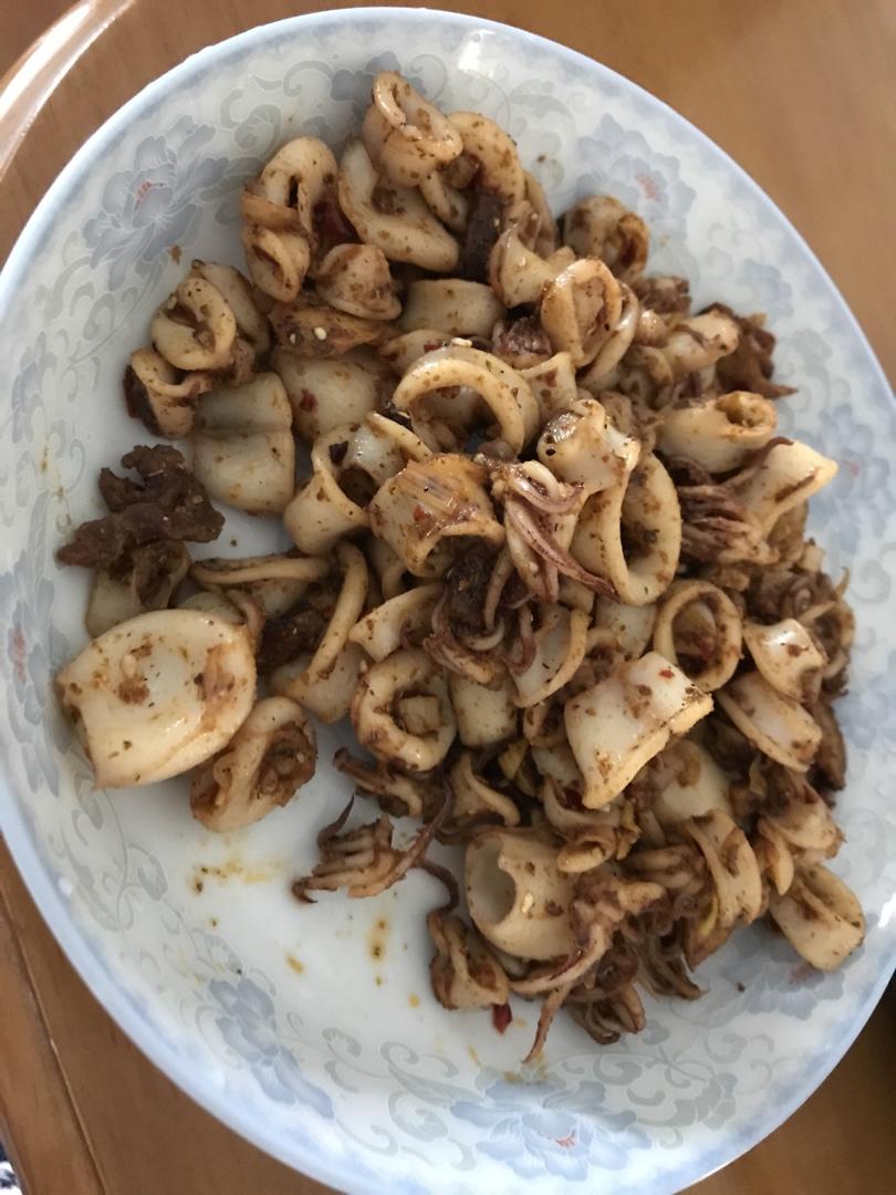 孜然炒鱿鱼须🦑