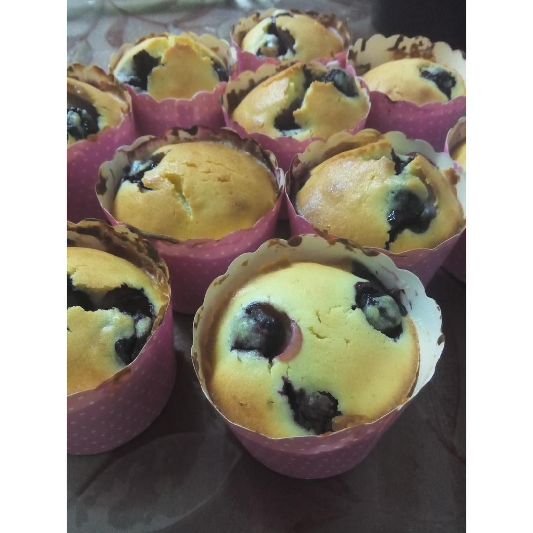 蓝莓玛芬蛋糕 Blueberry Muffin