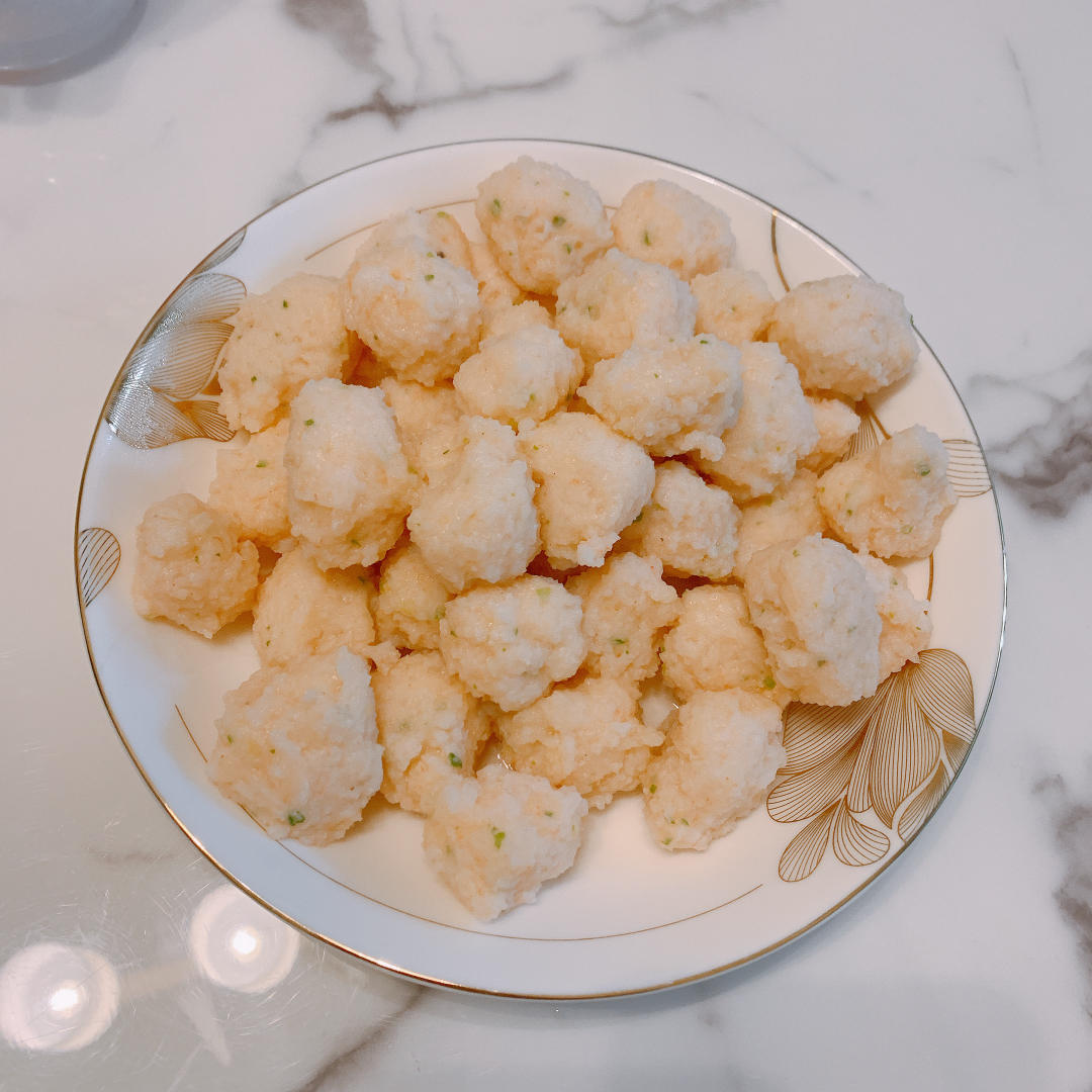 不加粉的Q弹虾滑