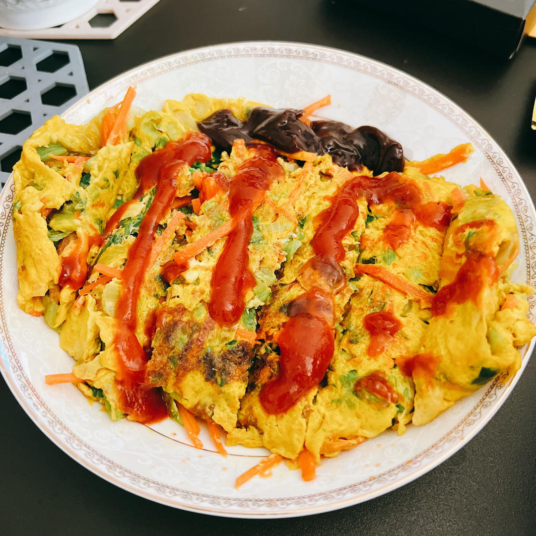 生菜鸡蛋饼🫓