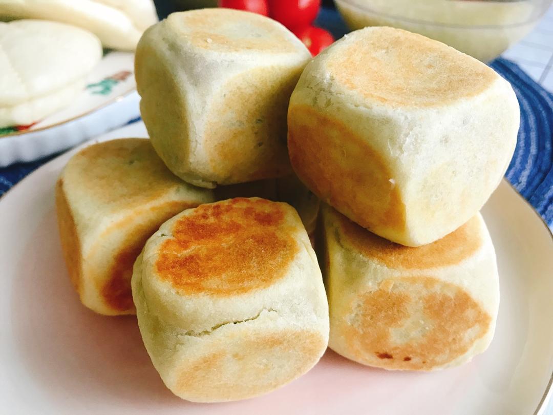 网红爆浆香芋紫薯仙豆糕，只需一口平底锅