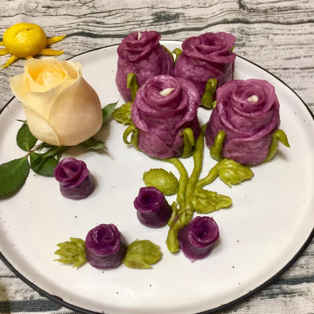 创意玫瑰花馒头的全部作品