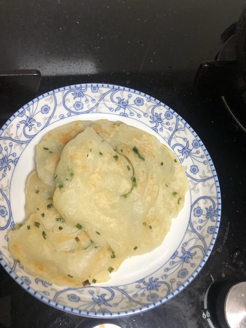 美味早餐 家常葱油饼^_^