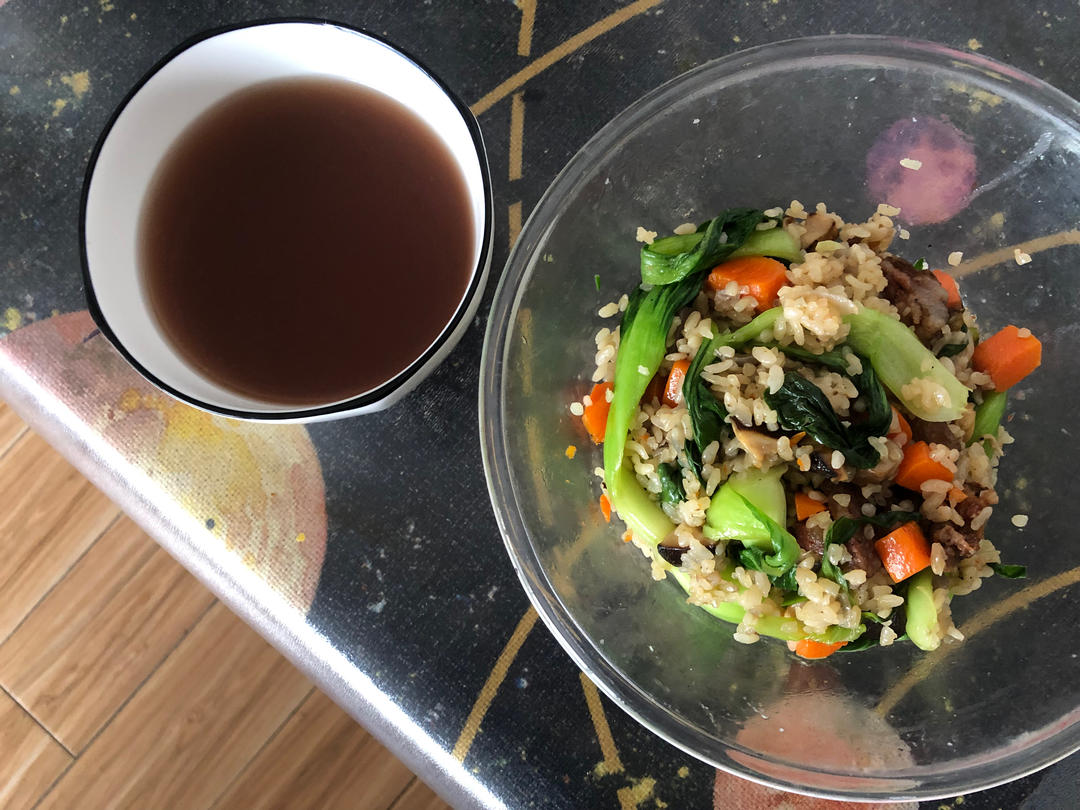 最简便的咸肉菜饭(电饭锅做)